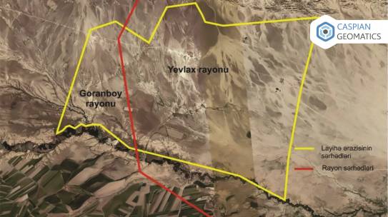 “IMPLEMENTATION OF TOPOGRAPHIC WORKS ON 3,200 HECTARE AREA OF YEVLAKH AND GORANBOY DISTRICTS”