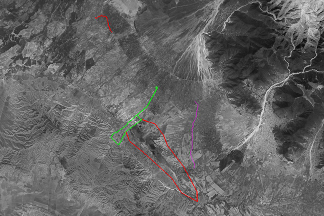 dron Əyriçay su anbarı SCADA layihələndirilməsi topoqrafik xəritə